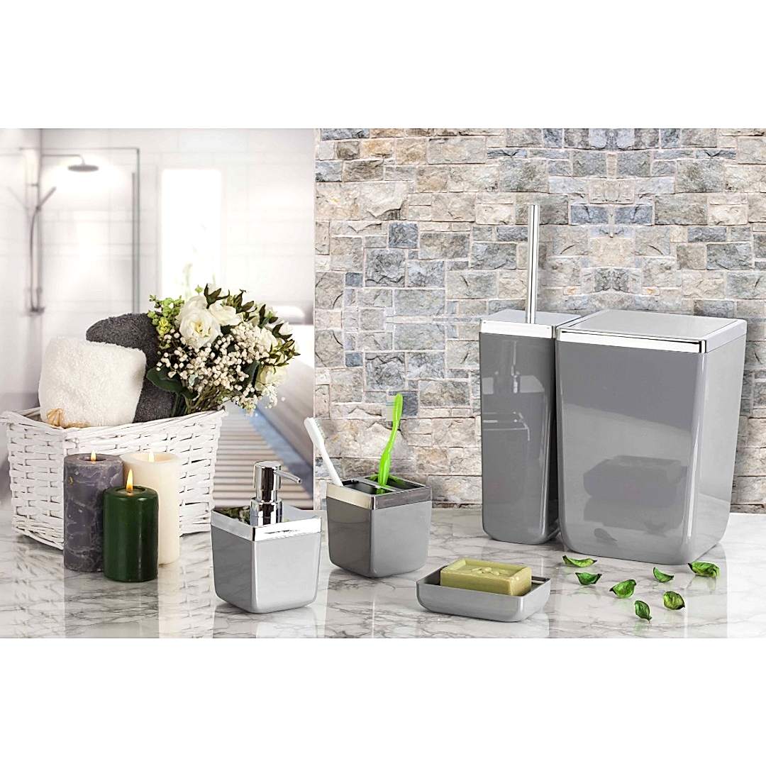 Primanova Gri Toskana Banyo Seti M-SAS01-07