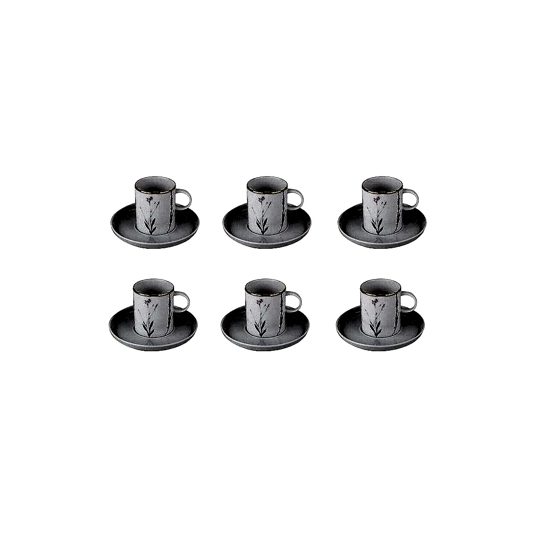 Porland Botanical Kahve Fincan Takımı 12 Parça