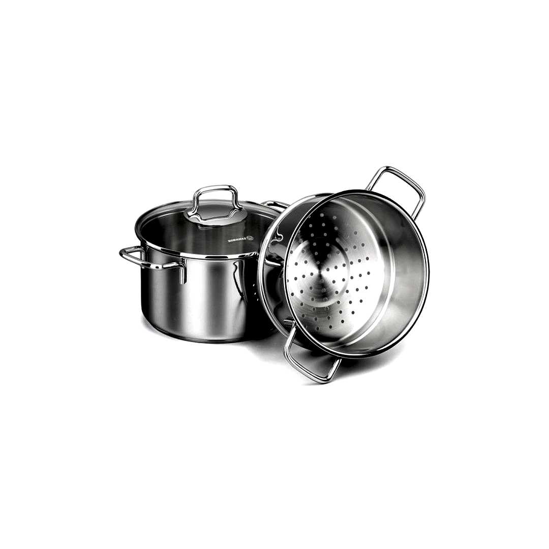 Korkmaz A1521 Korkmaz Perla Buharlı Tencere Seti Korkmaz A1521 Korkmaz Perla Buharlı Tencere Seti