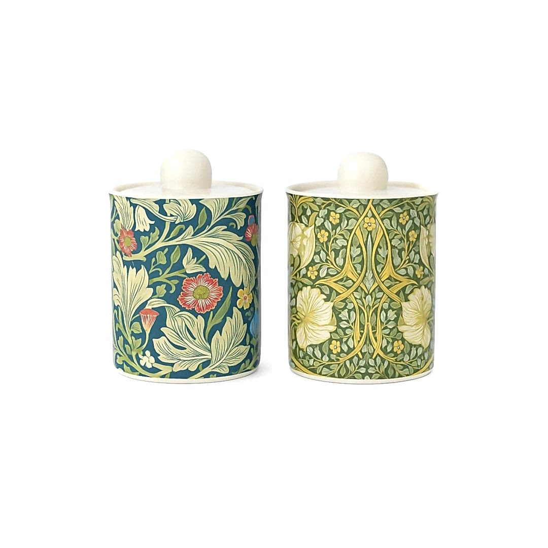 Lucky Art Sylva New Bone China Porselen 2li Kavanoz Seti-18cm