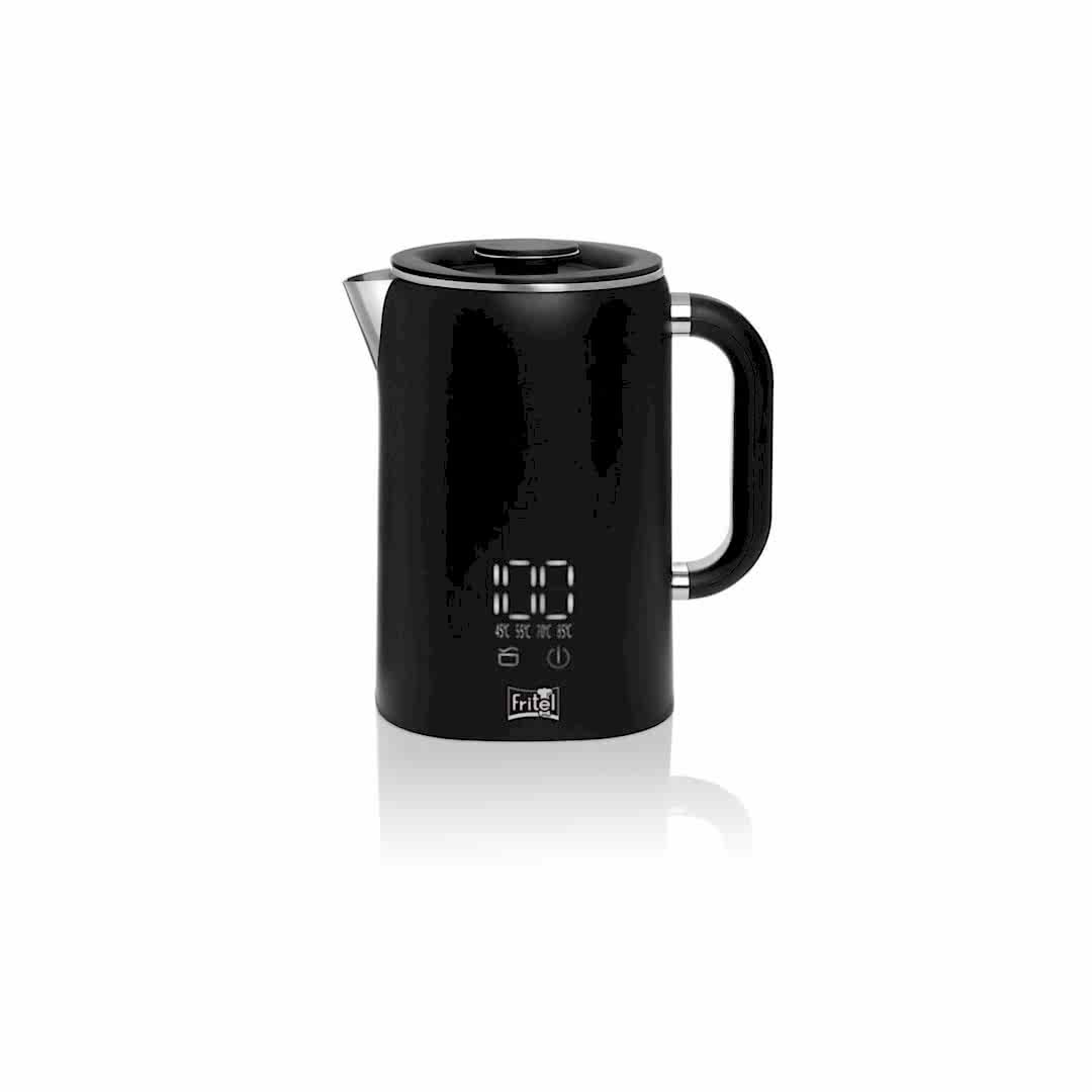 Fritel Kettle Mat Siyah Dijital Göstergeli Sıcak Tutma Özellikli 1.7 L- 1.500 W