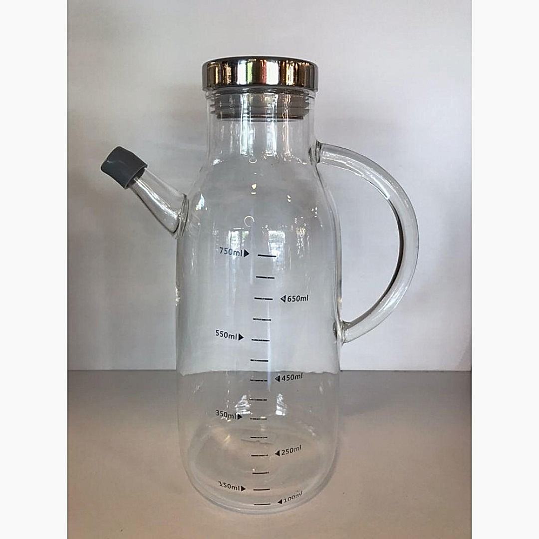 DECOHOME METAL KAPAKLI CAM YAĞLIK 750 ML